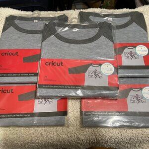 LOT OF 5 - NEW! Cricut Youth Shirts - Size Medium